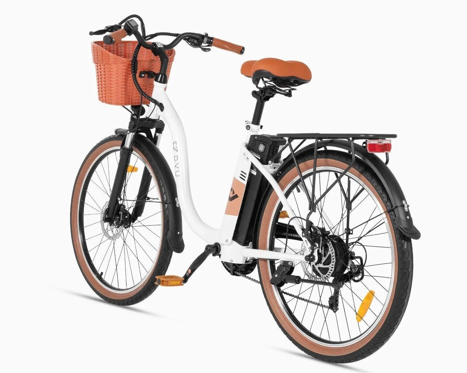 DYU C6 Pro 26 Inch City Electric Bike - Pogo cycles UK -cycle to work scheme available
