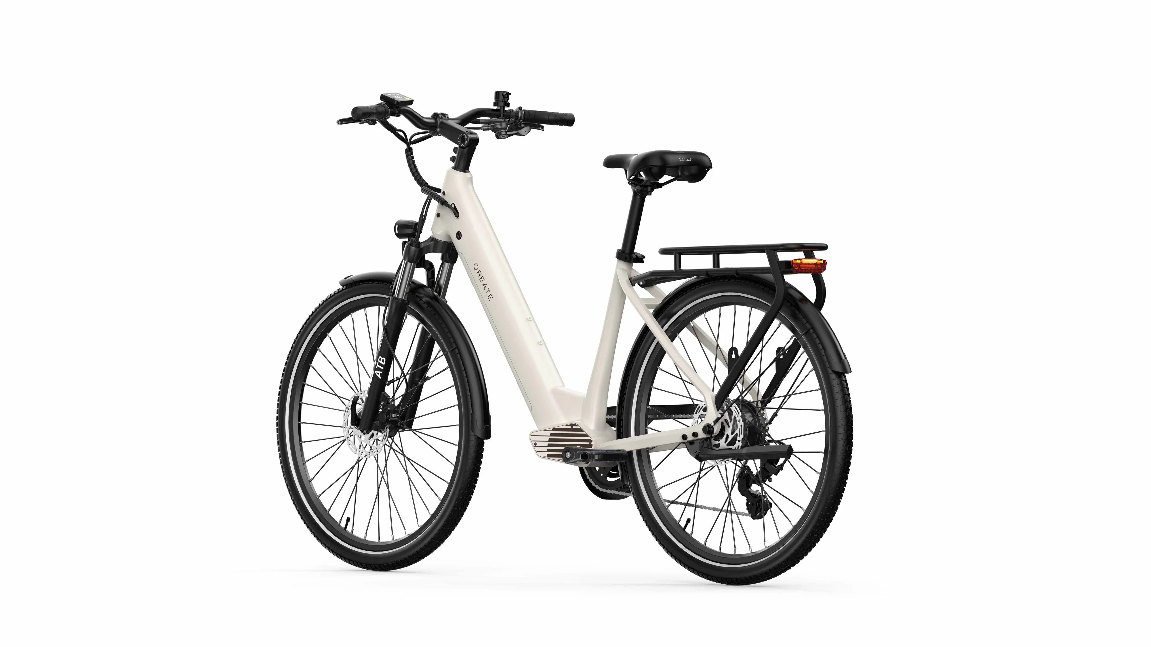 Side view of A-Spadz Qreate City Pro Electric Bike - Pogo Cycles