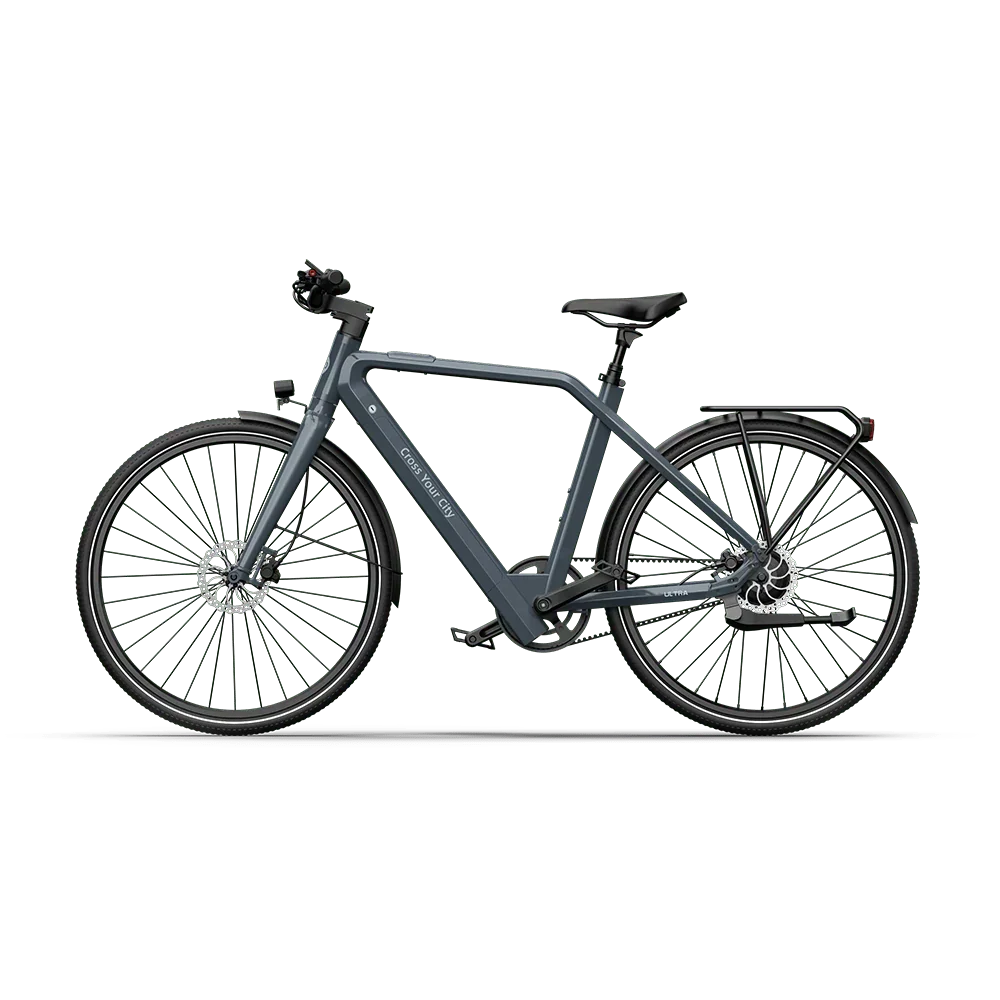 Green ADO AIR 30 PRO | ULTRA Electric Bike on a white background