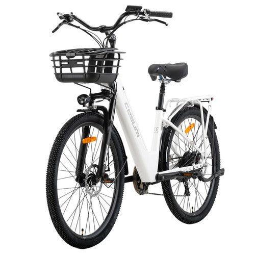 Cysum X-City Electric Bike - Pogo cycles UK - front view of the bike.