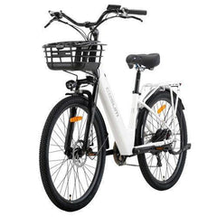 Cysum X-City Electric Bike - Pogo cycles UK - front view of the bike.
