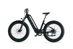 Cyrusher Aura Step-Through Electric Bike in black on a white background