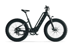 Cyrusher Aura Step-Through Electric Bike in black on a white background