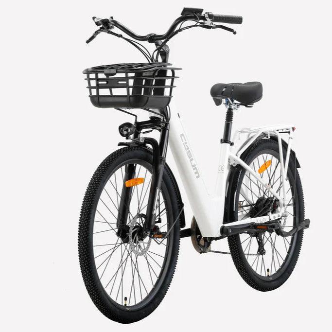 Cysum X-City Electric Bike - Pogo cycles UK - side view of the bicycle.
