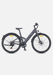 ENGWE MapFour N1 Air electric bike black – commuter e-bike with disc brakes, fenders, and integrated battery, Pogo Cycles UK.
