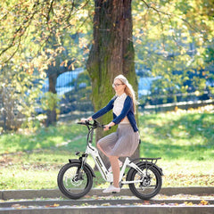 Hidoes BF1 Step-Thru Folding Electric Bike - Pogo Cycles