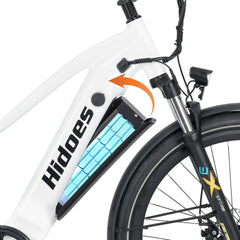 Hidoes BF1 Step-Thru Folding Electric Bike - Pogo Cycles