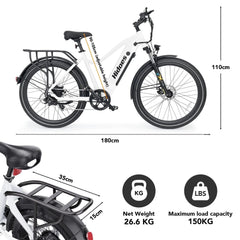 Hidoes BF1 Step-Thru Folding Electric Bike - Pogo Cycles