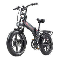 RANDRIDE YX20M-2 Dual Motor Electric Bike in black with visible branding on a white background