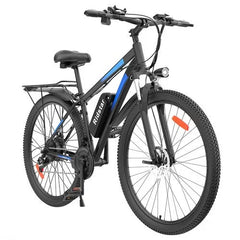 Ridstar S29 Pro Electric Mountain Bike with front view in white background