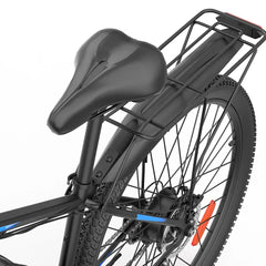 Ridstar S29 Pro Electric Mountain Bike - black seat and carrier