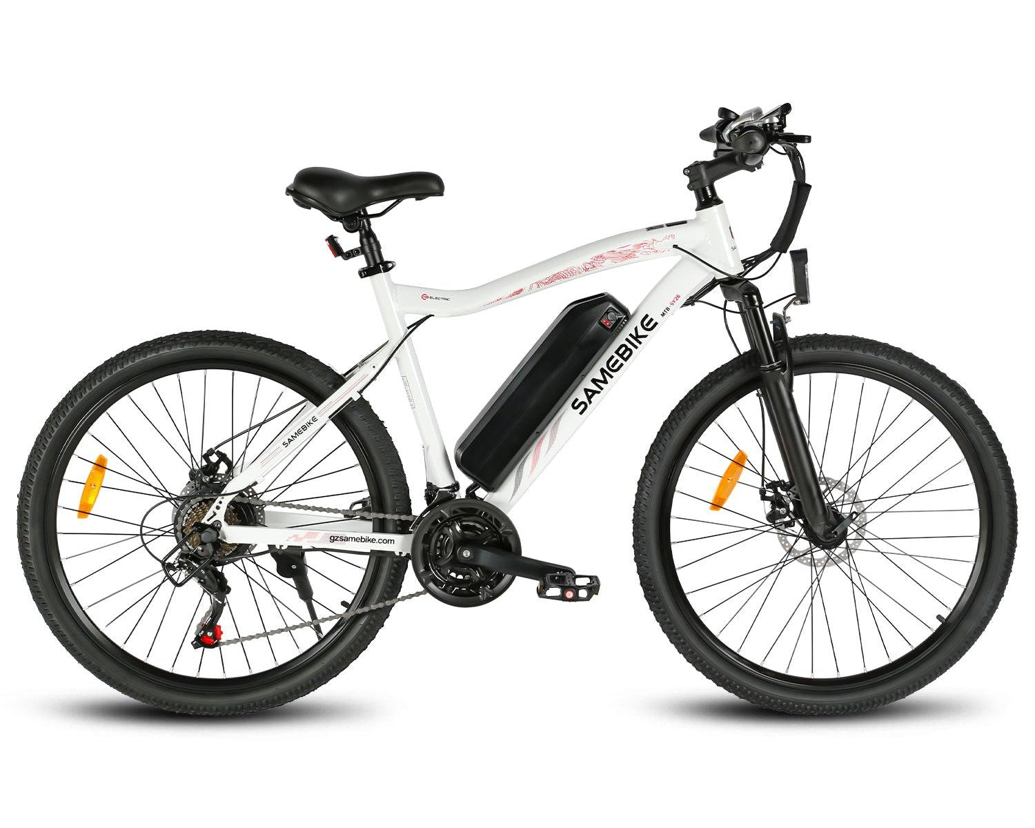 SAMEBIKE SY26-II Electric Mountain Bike with right view- Pogo Cycles