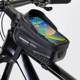 NEWBOLER Bicycle Bag Waterproof Touch Screen Cycling Bag Top Front Tube Frame MTB Road Bike Bag 6.9 Phone Case Bike Accessories