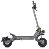 Gray VIPCOO-VS9 Dual Motors Electric Scooter on a white background