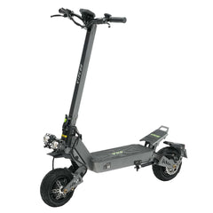 Gray VIPCOO-VS9 Dual Motors Electric Scooter with visible branding on a white background - Pogo Cycles, UK