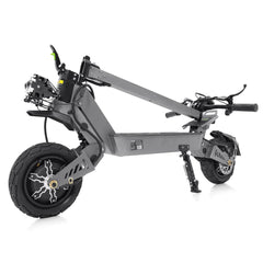 Gray off-road VIPCOO-VS9 Dual Motors Electric Scooter on a white background