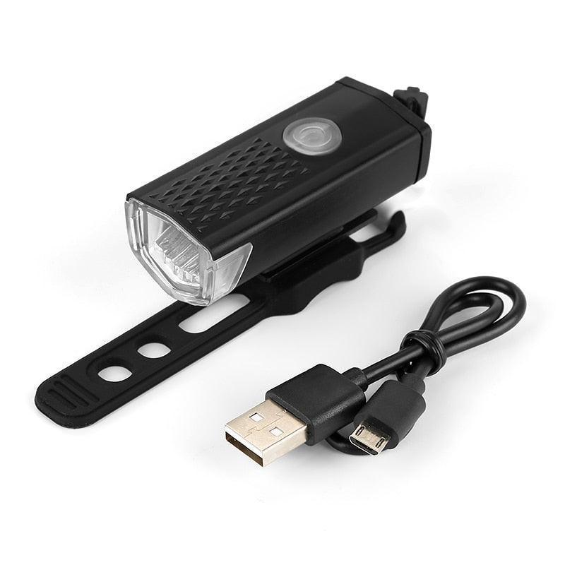 Bicycle Light LED USB Rechargeable-Headlight - Pogo Cycles