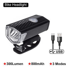 Bicycle Light LED USB Rechargeable-Headlight - Pogo Cycles