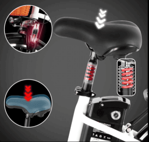 DYU C6 Upgraded Electric Bike - Pogo cycles UK -cycle to work scheme available