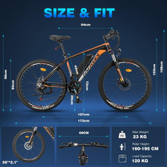 Fafrees 26 Hailong One Electric Bike - Pogo cycles UK -cycle to work scheme available