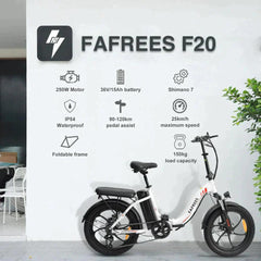 FAFREES F20 Folding Electric Bike - Pogo cycles UK -cycle to work scheme available