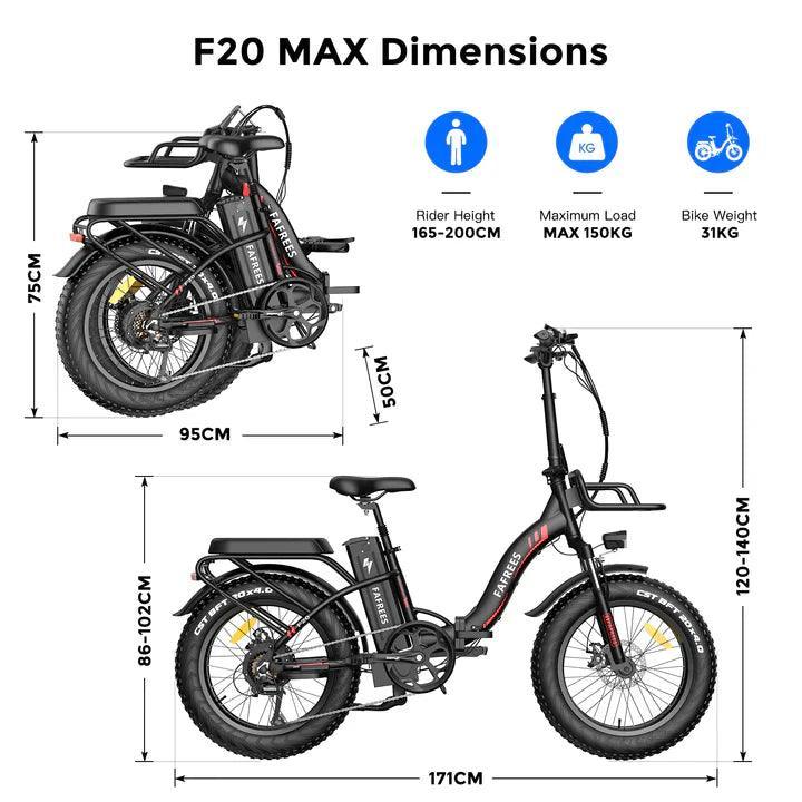 FAFREES F20 Max Electric Bike - Pogo cycles UK -cycle to work scheme available