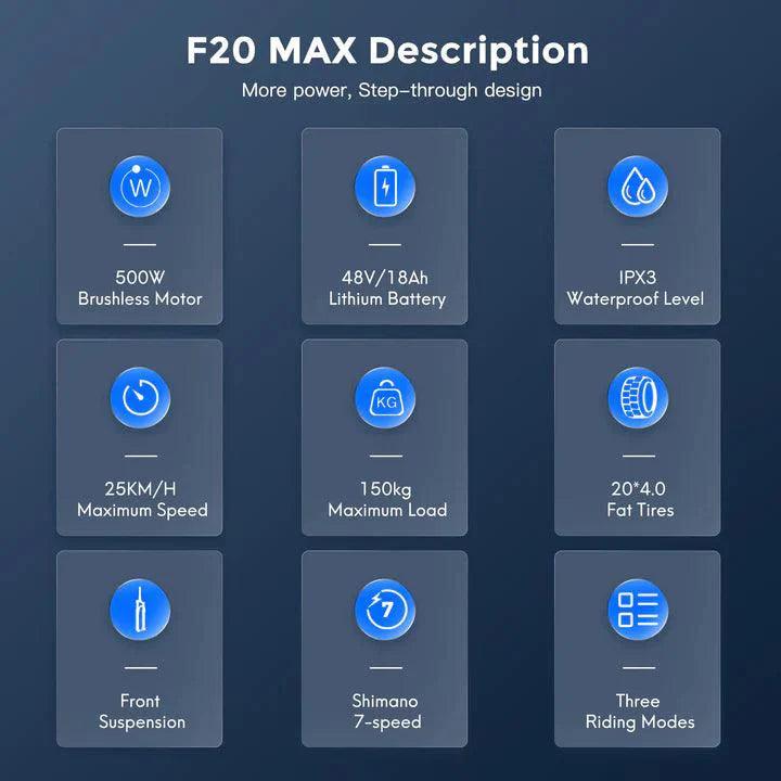 FAFREES F20 Max Electric Bike - Pogo cycles UK -cycle to work scheme available