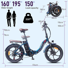 FAFREES F20 Pro Electric Bike - Pogo cycles UK -cycle to work scheme available