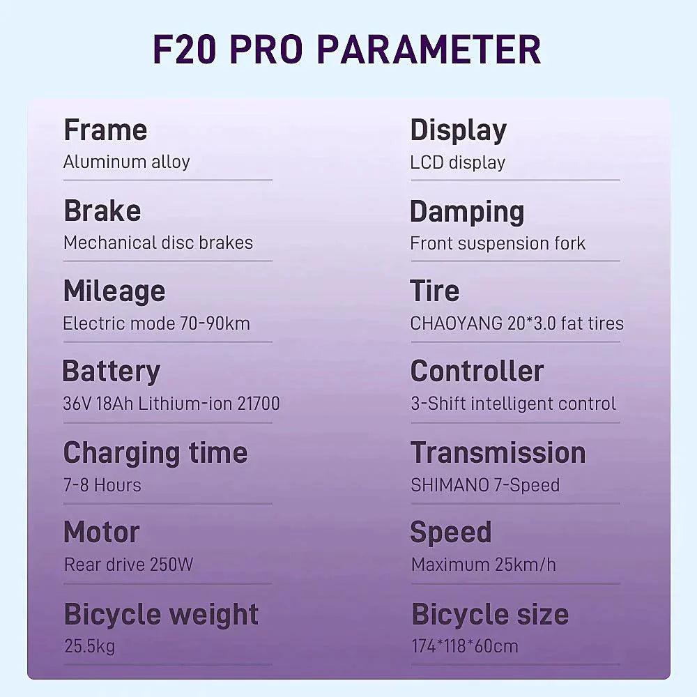 FAFREES F20 Pro Electric Bike - Pogo cycles UK -cycle to work scheme available