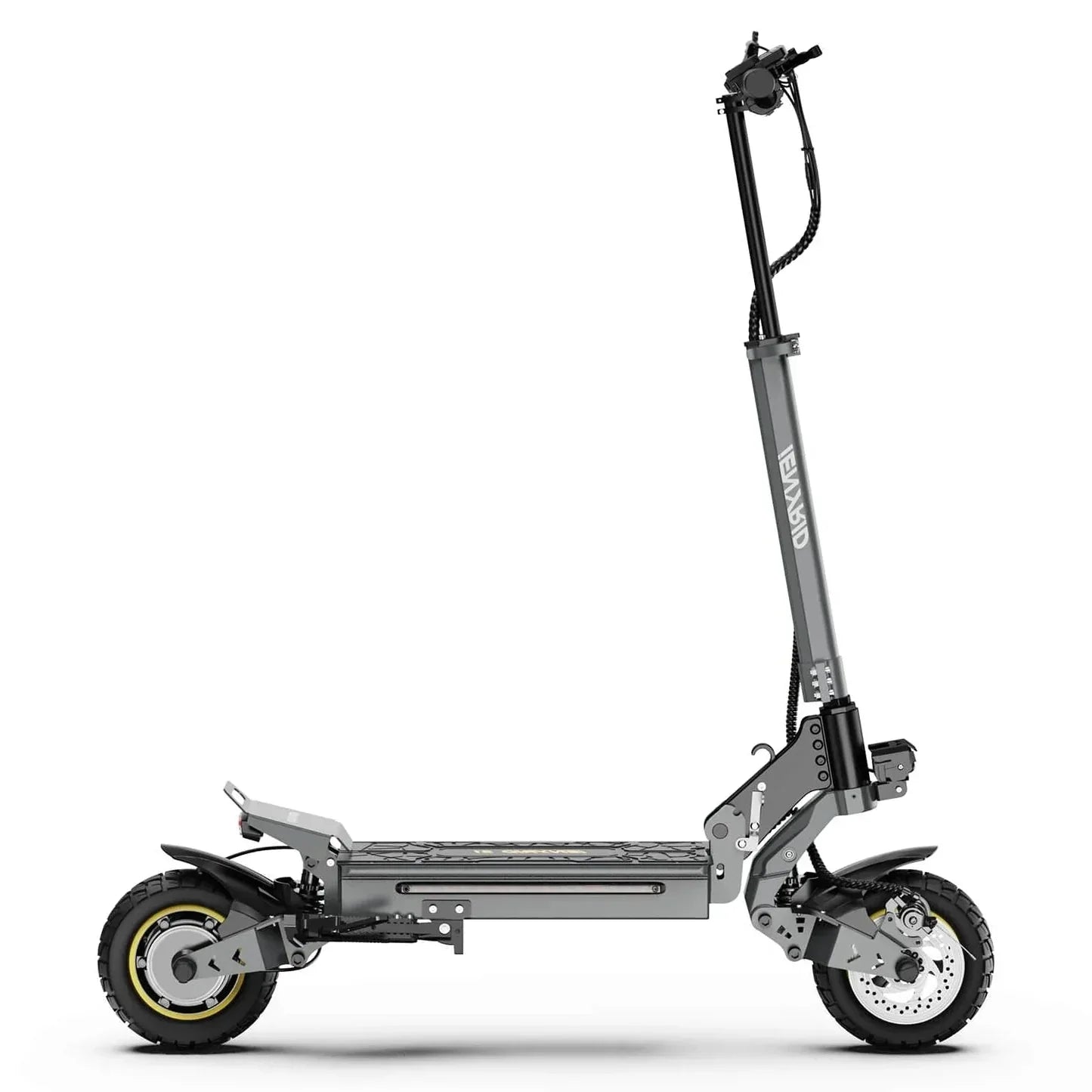 Gray iENYRID S1 All-Terrain Electric Scooter on a white background