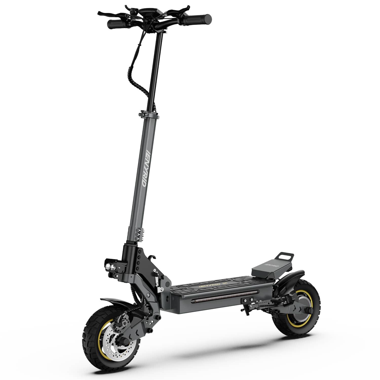 Black iENYRID S1 All-Terrain Electric Scooter on a white background