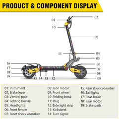 iENYRID ES60 Dual Motor Electric Scooter - Pogo Cycles