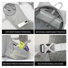 INOXTO-Portable waterproof bicycle backpack, 10 liters, water bag, suitable for outdoor sports, mountaineering, hiking, hydratio - Pogo Cycles