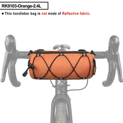 Rhinowalk Bike Bag Portable Handlebar Pannier Multi-purpose Large Capacity Backpack MTB Road Cycling Frame Tube Bag Elastic Band - Pogo Cycles