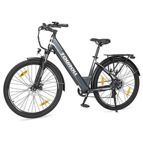 Touroll J1 Step Thru Trekking Electric Bike - Pogo cycles UK -cycle to work scheme available
