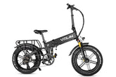VITILAN I7 Pro electric bike in black, side view showing fat tires and rear rack