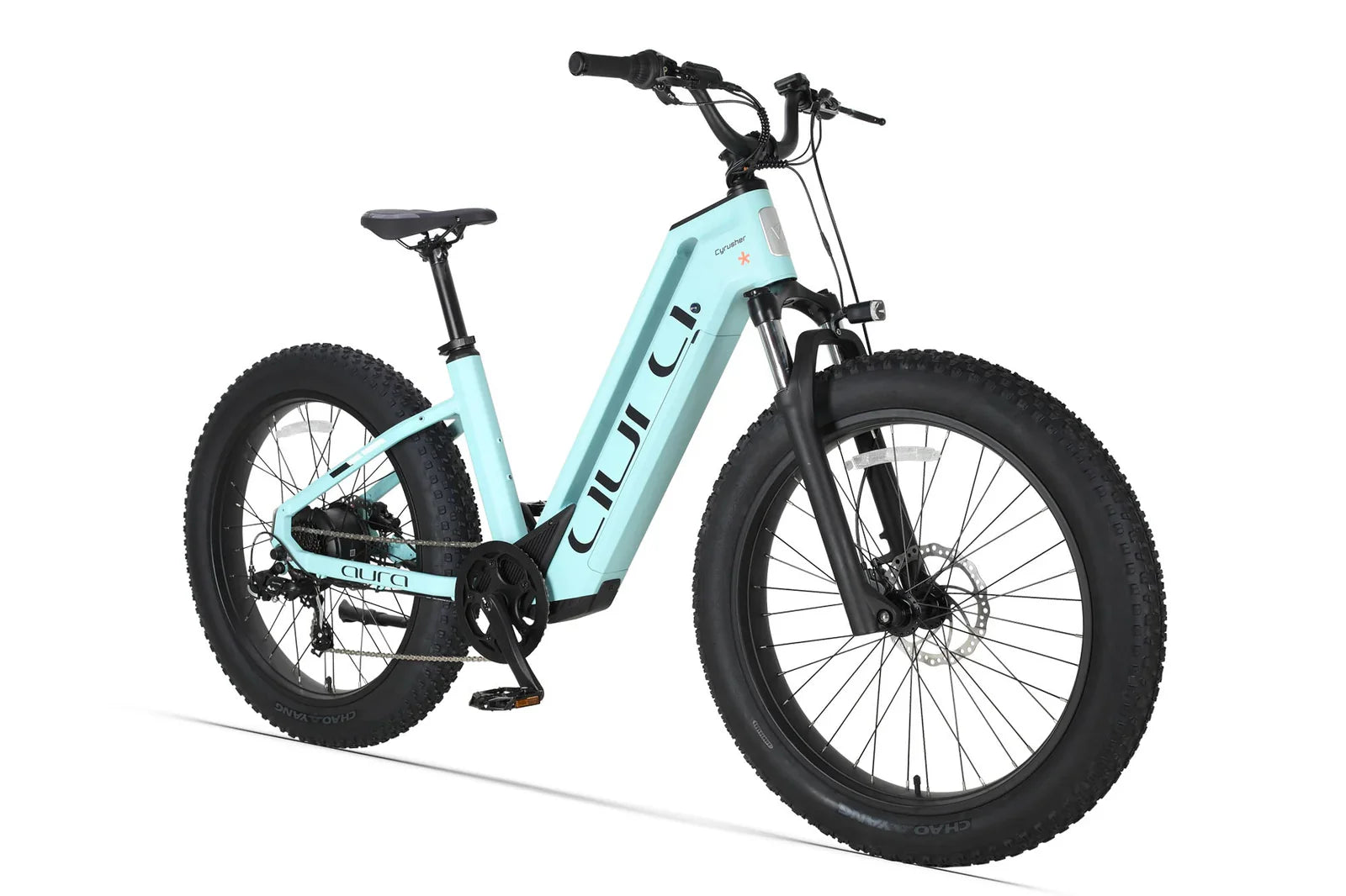 Cyrusher Aura Step-Through Electric Bike - right view on a white background