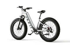Electric bike with 'Cyrusher Aura' branding on a white background
