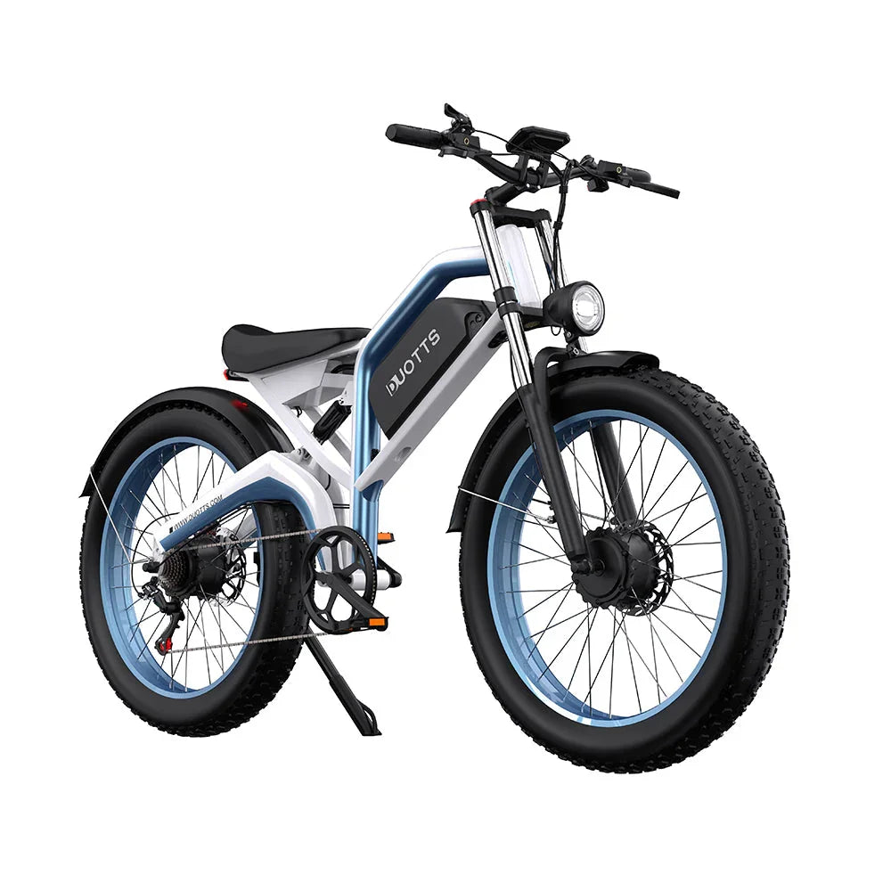 DUOTTS N26 Electric Bike with blue accents on a white background