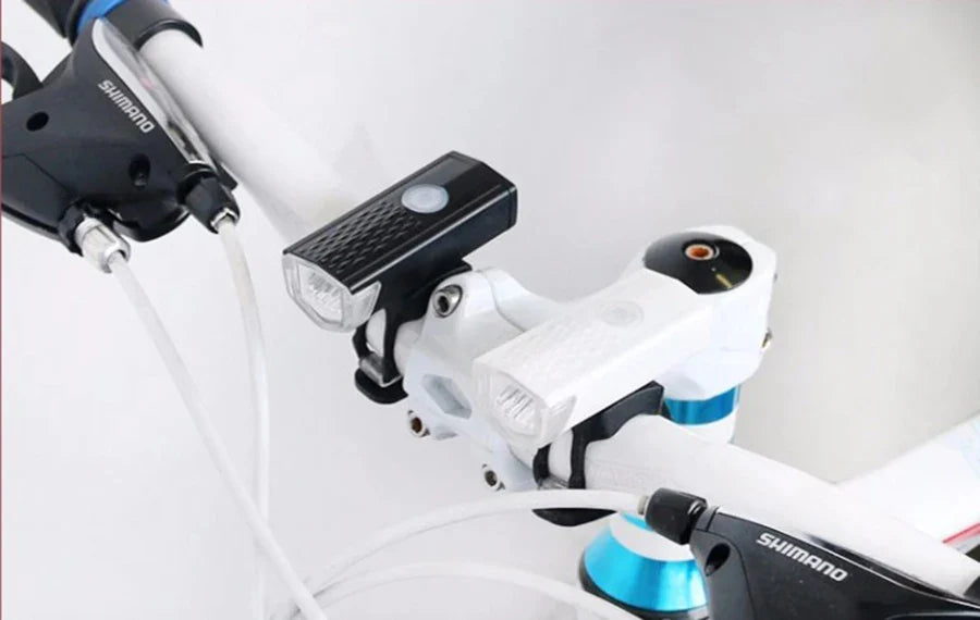 Bike Light Set Front Light with Taillight USB Rechargeable Easy to Install 3 Modes Bicycle Accessories for the Bicycle Road MTB