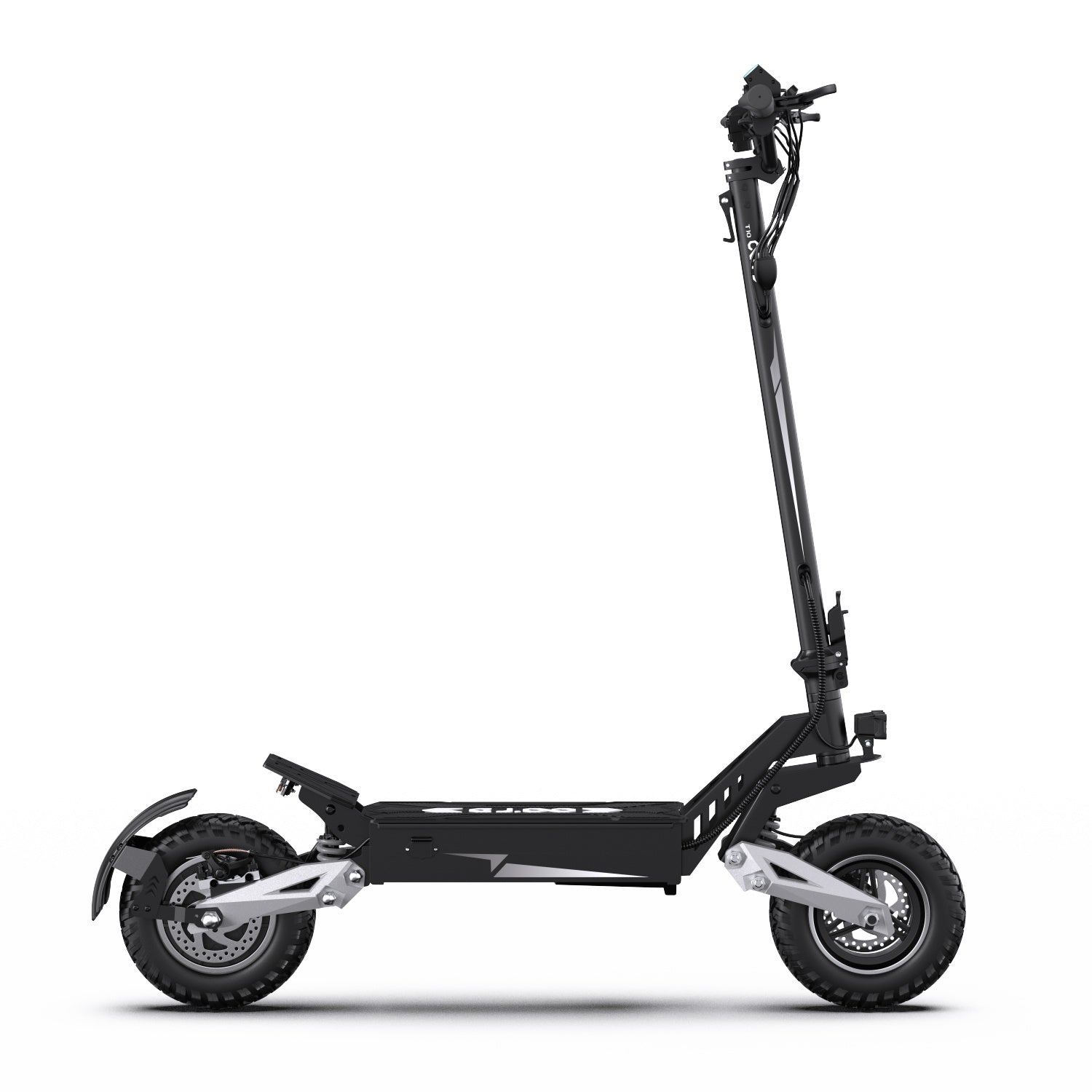 OOTD T10 Electric Scooter in black on a white background