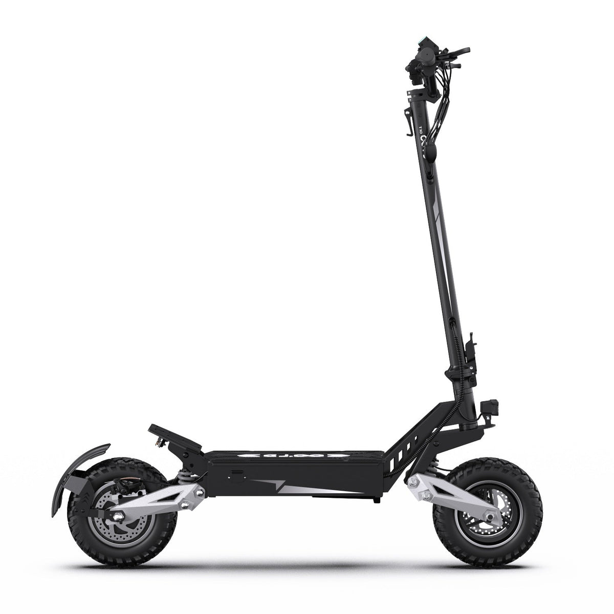 OOTD T10 Electric Scooter in black on a white background