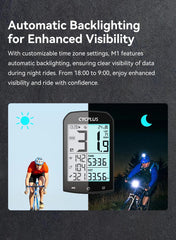 CYCPLUS M1 GPS Bicycle Computer Cycling Speedometer - Pogo Cycles