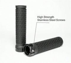 BKPTX Bicycle Handle Bar Grips MTB Mountain Bike Soft Single-sided Locking Handlebar Cover Plug Rubber Non-slip Cycling Grip