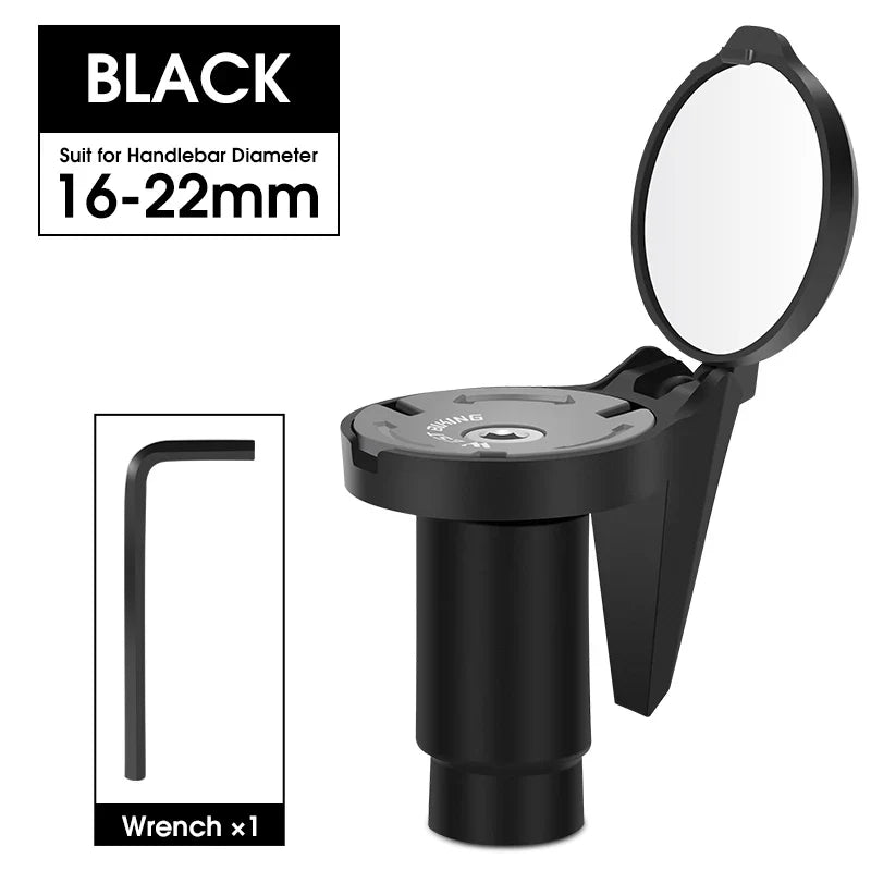 WEST BIKING Bicycle Rearview Mirror Universal Adjustable Convex Mirrors Rotate Handlebar End Mirror MTB Road Bike Accessories