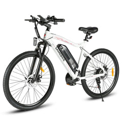 SAMEBIKE SY26-II Electric Mountain Bike  in left side view - Pogo Cycles