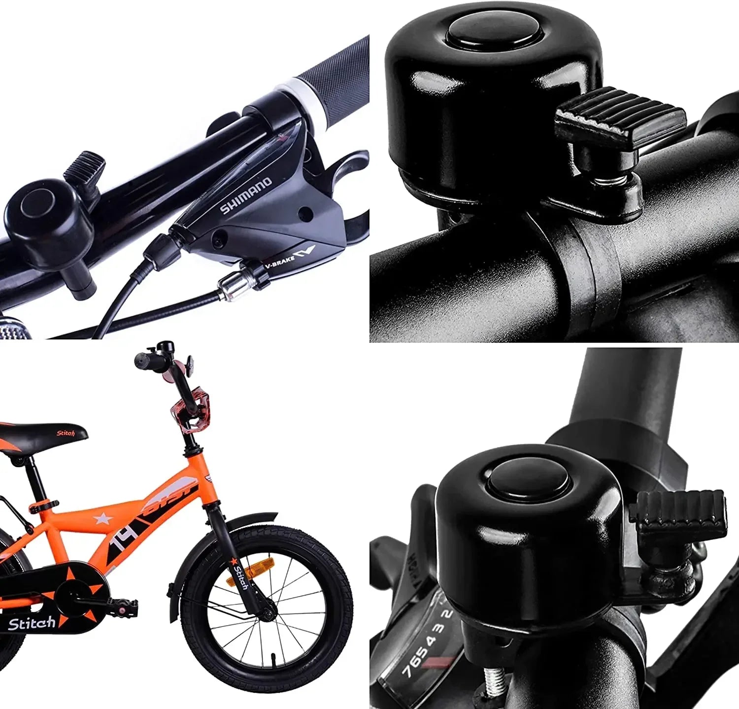 Bicycle Bell Small Size Alloy Mountain Road Bike Horn Sound Alarm For Safety Cycling Handlebar Bicycle Call Accessories