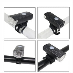Bike Light Set Bicycle Headlight Taillight USB Rechargeable MTB Bike Front Rear Lamp Set Cycling Flashlight Bicycle Accessories