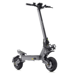 Gray VIPCOO-VS9 Dual Motors Electric Scooter on a white background - Pogo Cycles, UK
