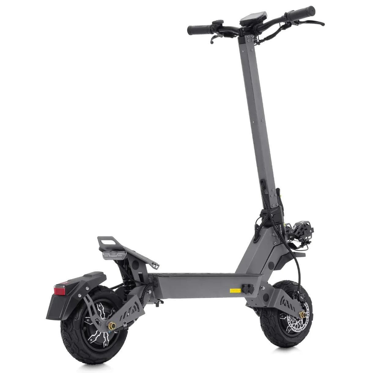 Gray VIPCOO-VS9 Dual Motors Electric Scooter on a white background - Pogo Cycles, UK